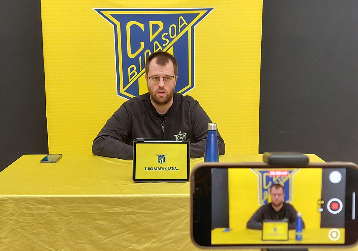 Alex Mozas ha ofrecido esta mañana la rueda de prensa previa al partido.