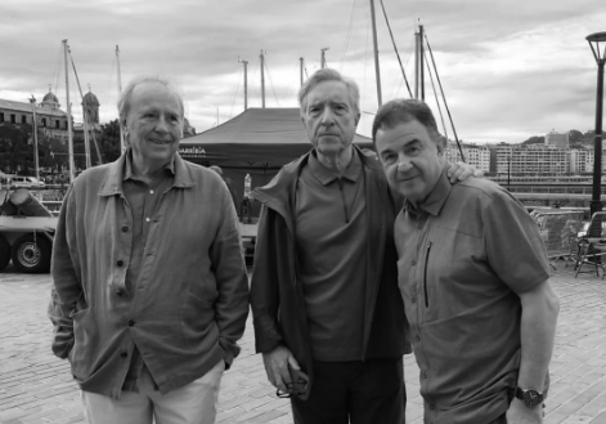 Joan Manuel Serrat en San Sebastián con Iñaki Gabilondo y Martín Berasategui