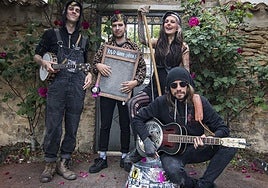 Old Time Spooks inaugurarán el cartel del festival Errekan gora esta tarde delante del Inkernu a las 19.30 horas.