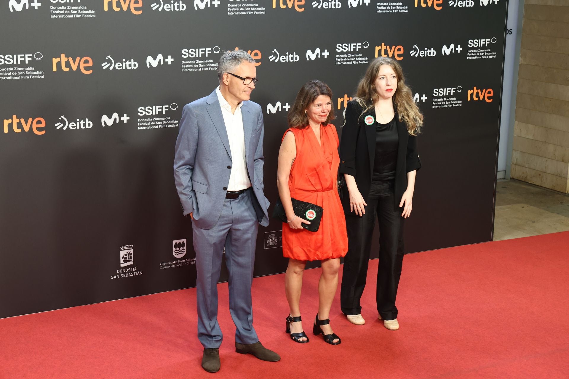 Alfombra roja de la gala inaugural del Zinemaldia