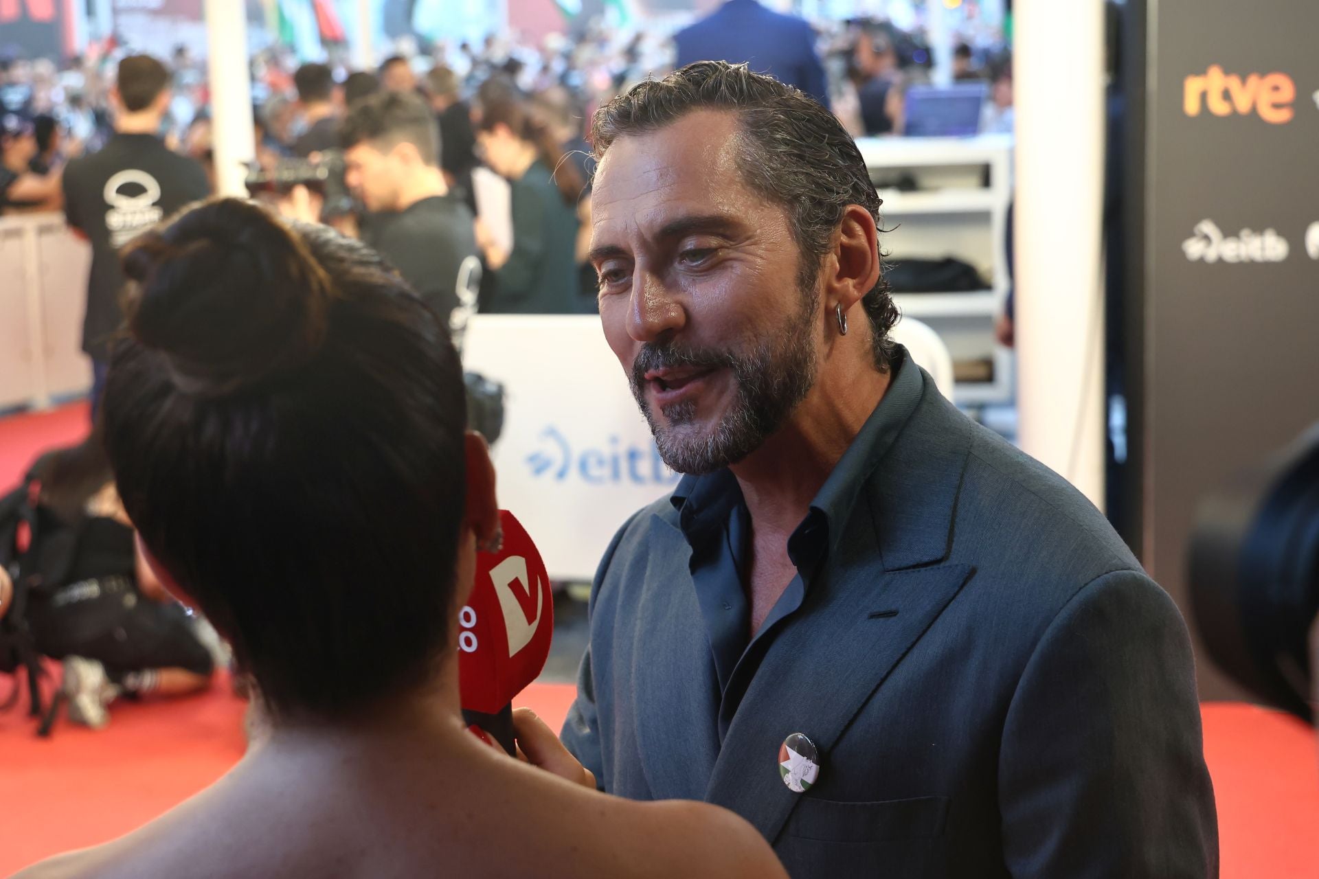 Alfombra roja de la gala inaugural del Zinemaldia