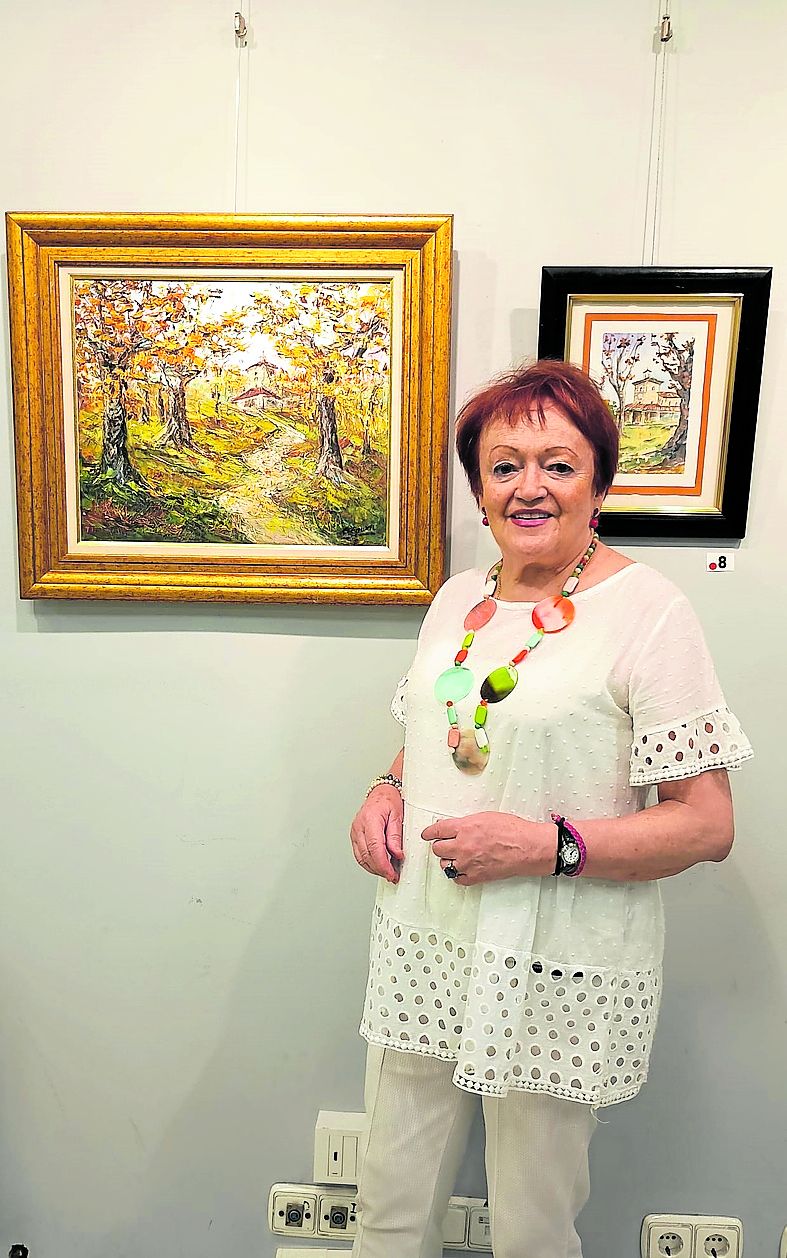 Eguren expone sus cuadros en múltiples municipios vascos.