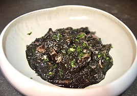 Receta de txipirones en su tinta