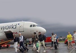 Imagen del aeropuerto de Hondarribia.