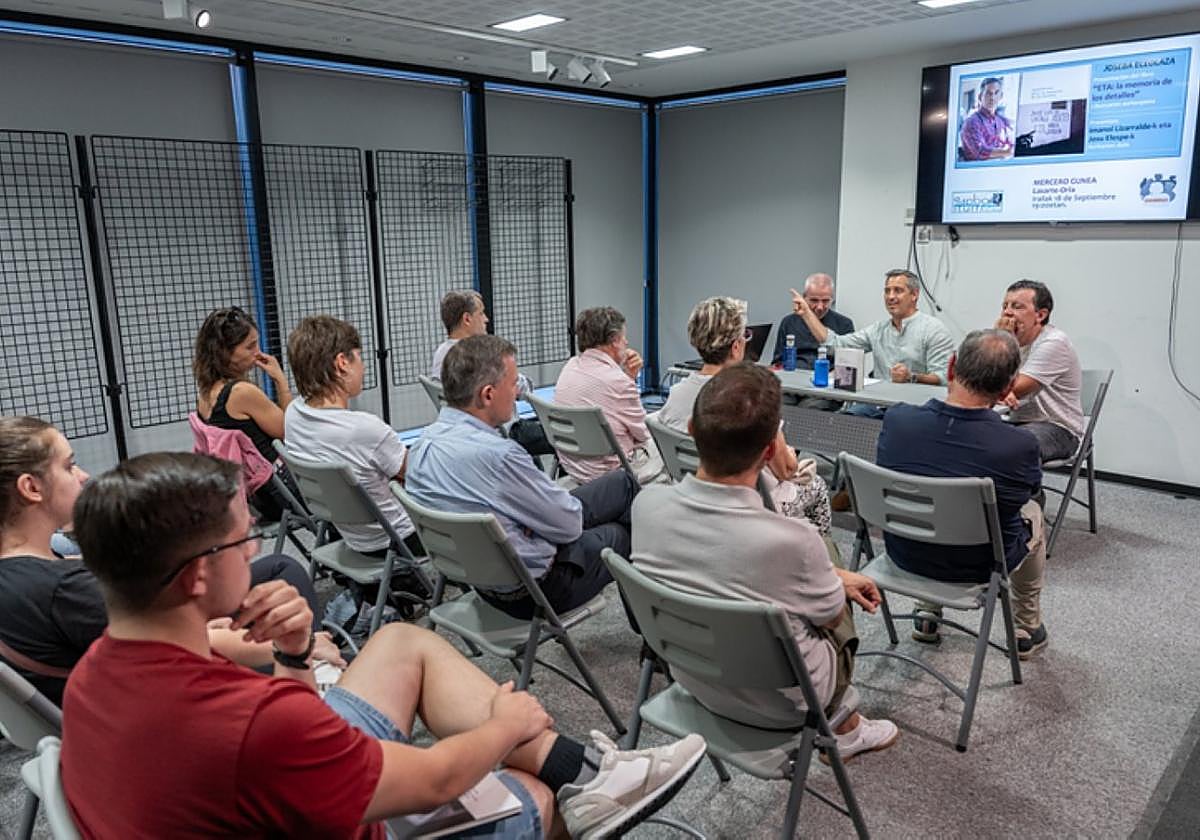 Presentación del libro en el espacio Antonio Mercero.