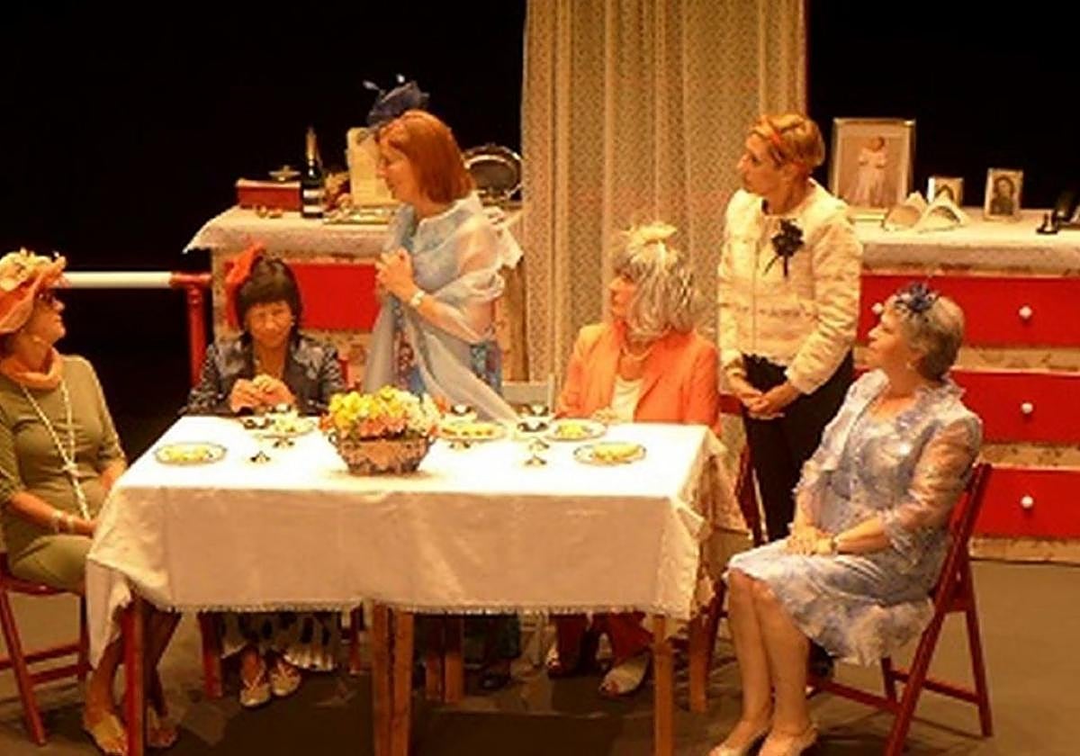 Representación de 'La fiesta de la Madonna' que también visitó Espaloia.