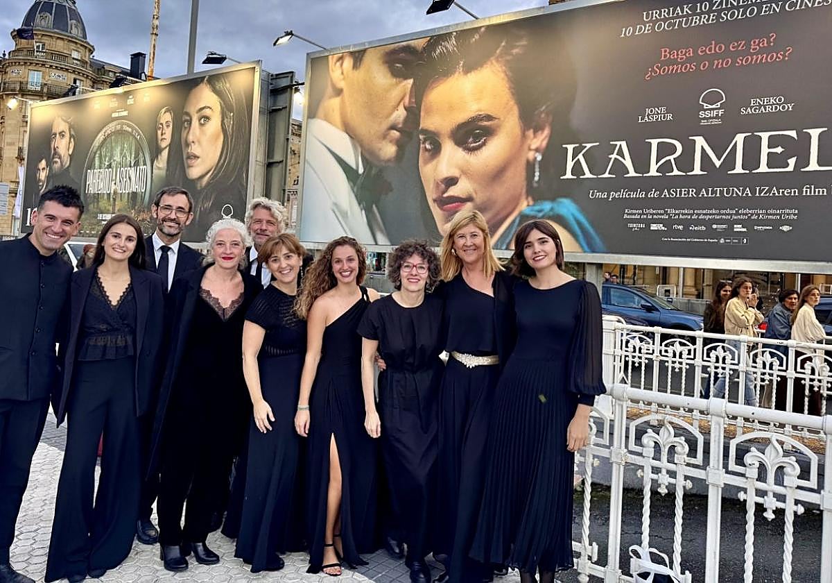 La proyección en el Festival del Cine vistió de gala a las voces de Ganbara y KUP que cantan y actúan en la película.