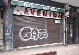 Bar Avenida en la avenida Gipuzkoa de Irun.