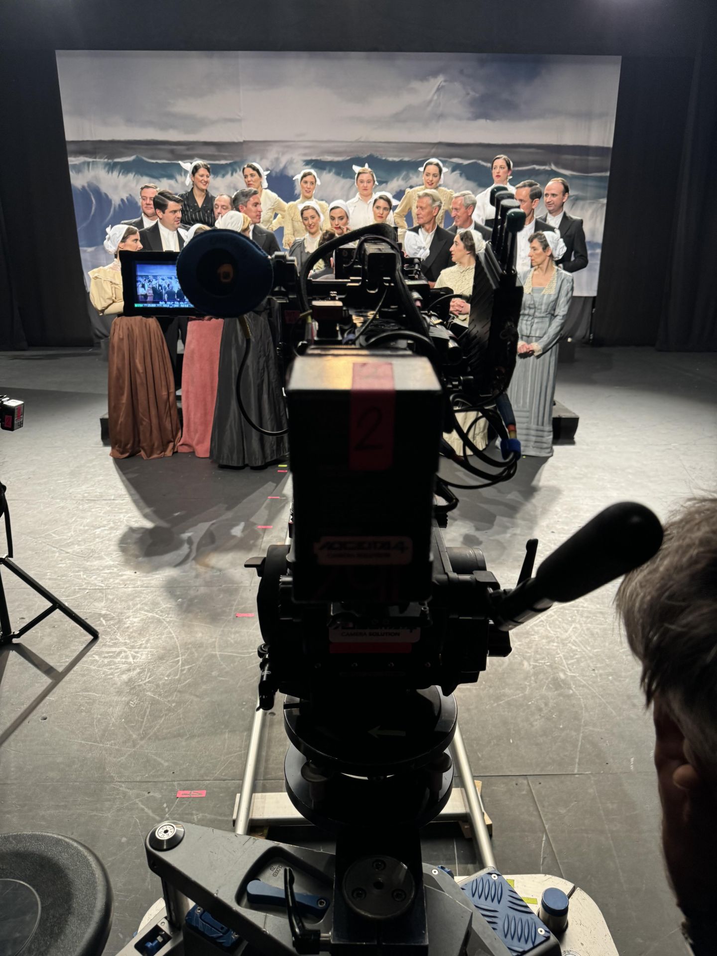 La coral Ganbara de Oñati en el Zinemaldia