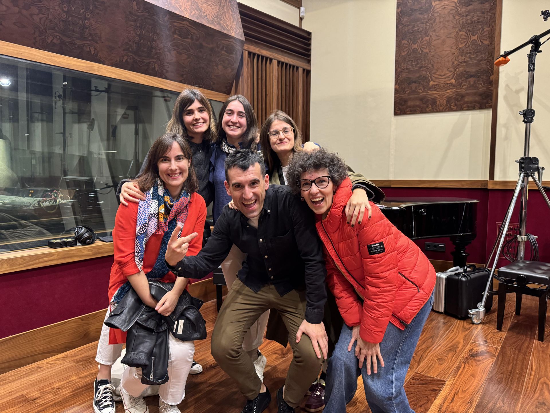 La coral Ganbara de Oñati en el Zinemaldia