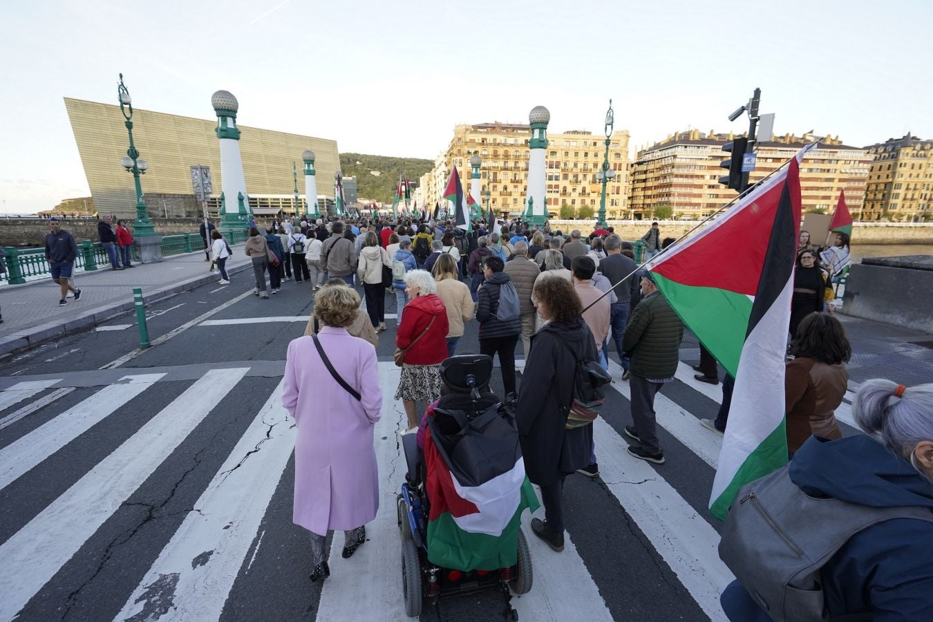 Clamor en Donostia en contra del genocidio de Gaza