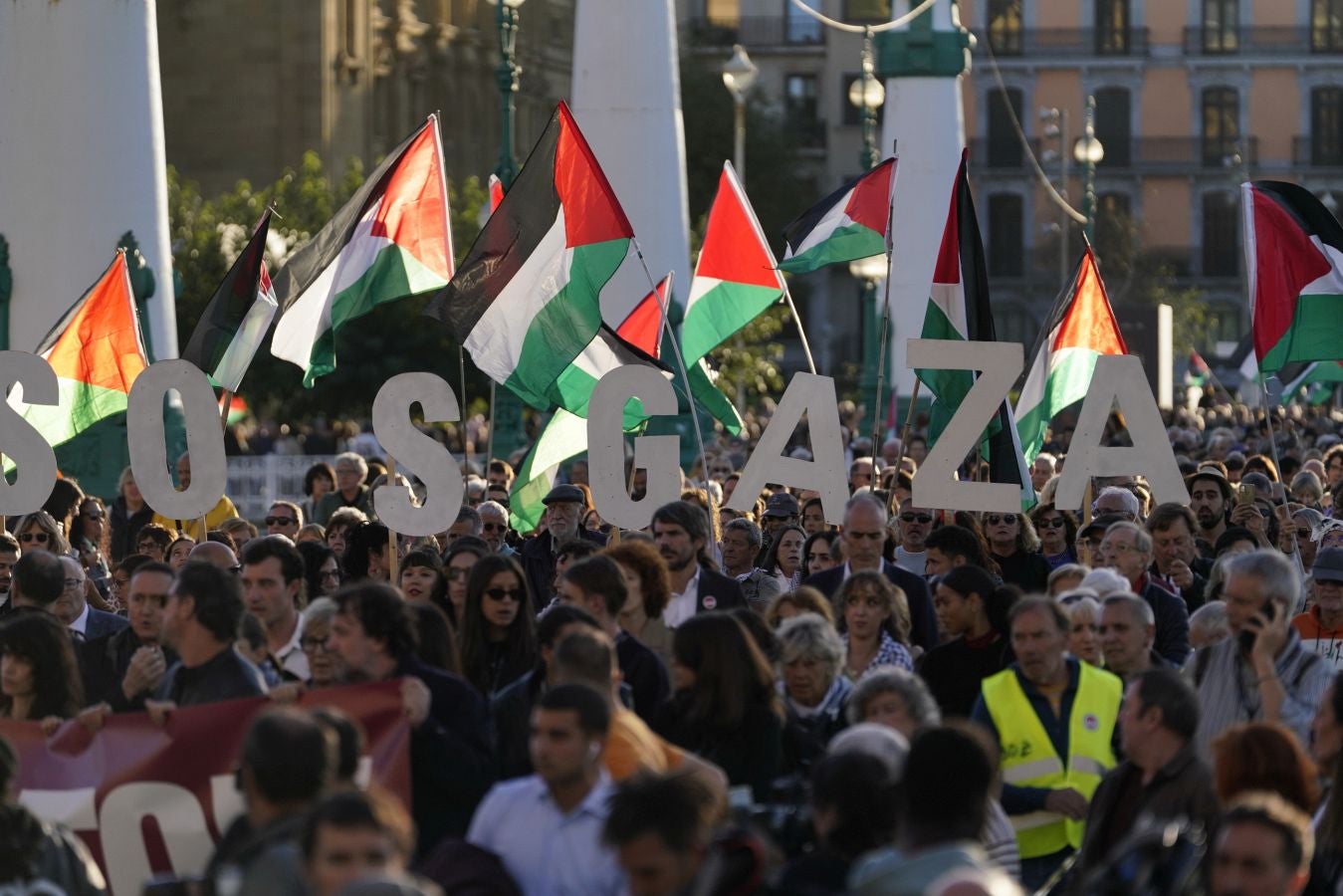 Clamor en Donostia en contra del genocidio de Gaza
