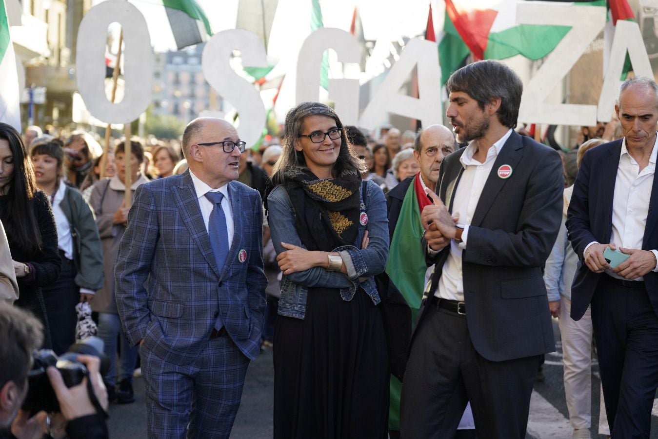 Clamor en Donostia en contra del genocidio de Gaza