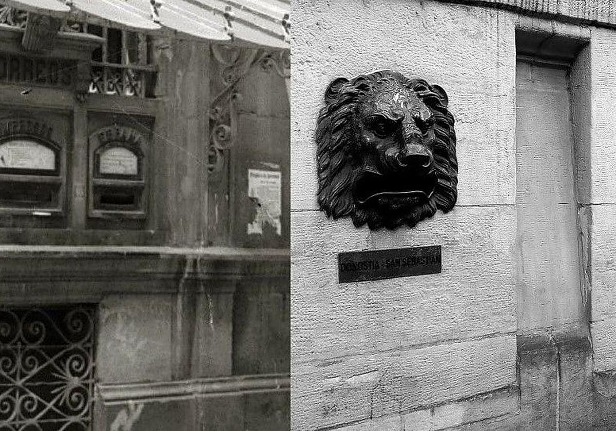 Buzones de Correos de ayer y hoy en San Sebastián.