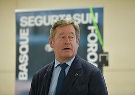 El consejero de Seguridad del Gobierno Vasco, Bingen Zupiria.
