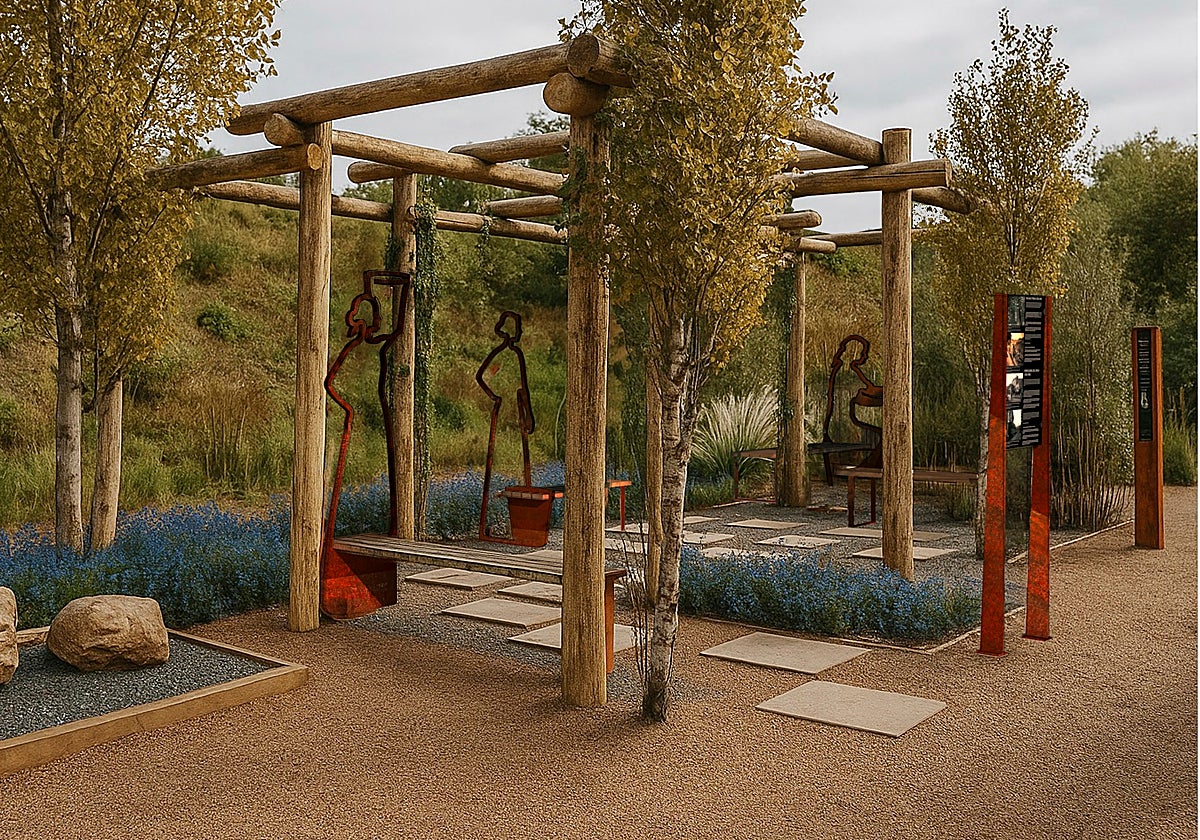 Zona del refugio climático en la que se evocará a las lavanderas.