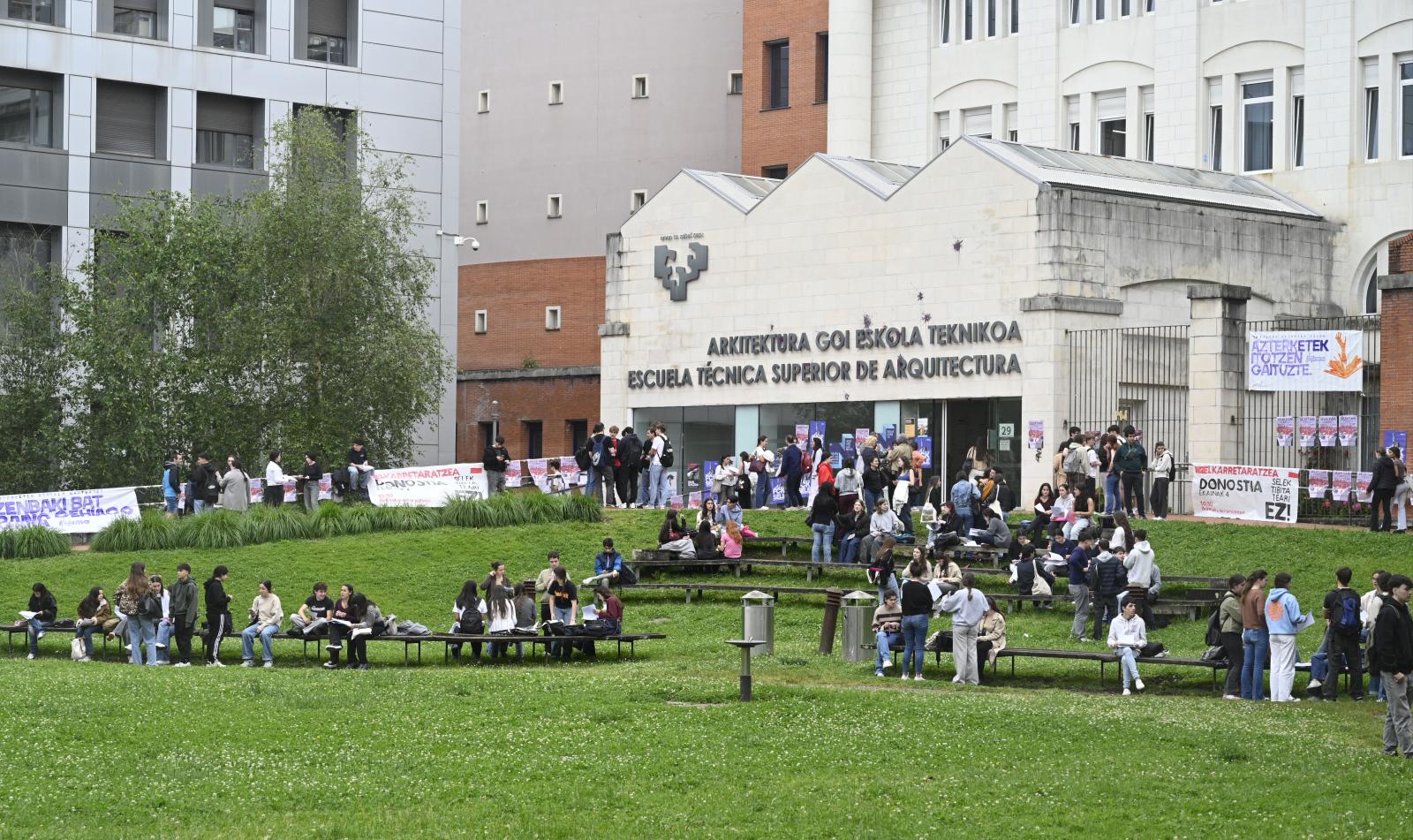 Campus de la EHU en Donostia.