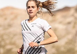 Malen Osa ha debutado hoy en un mundial de trail.