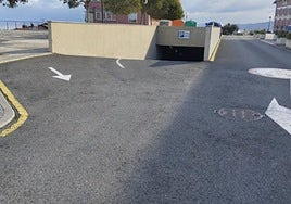 Balentziaga kaleko aparkalekua.