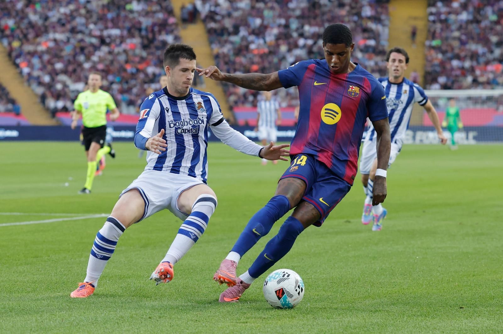 Las imágenes del partido Barça-Real Sociedad