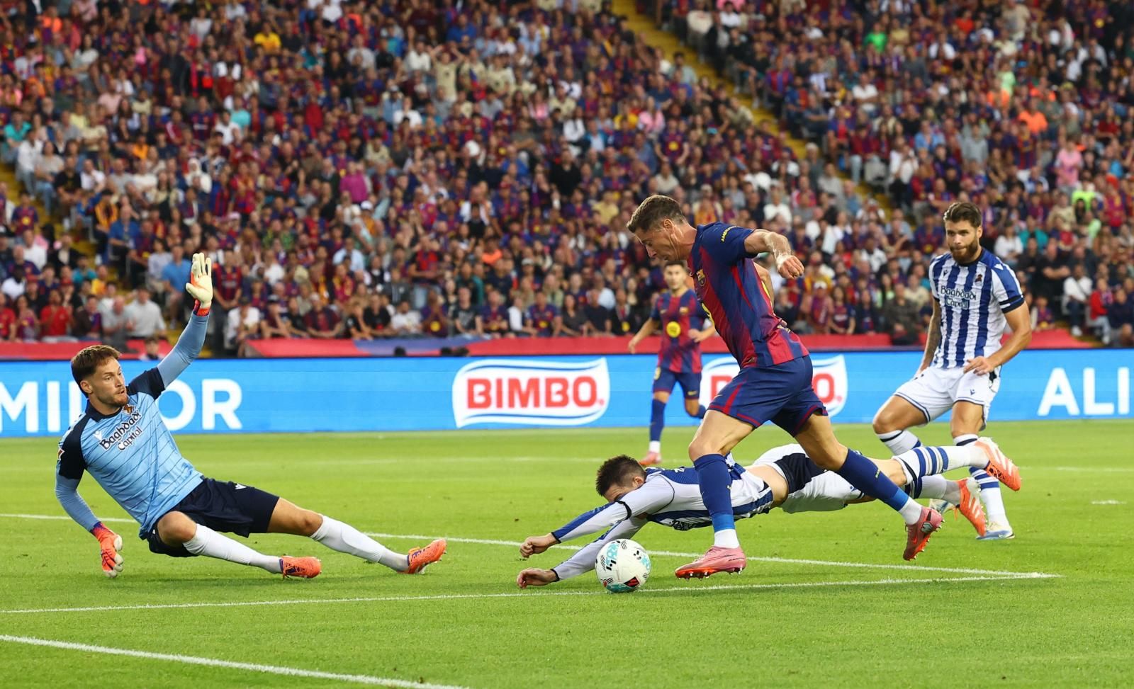 Las imágenes del partido Barça-Real Sociedad