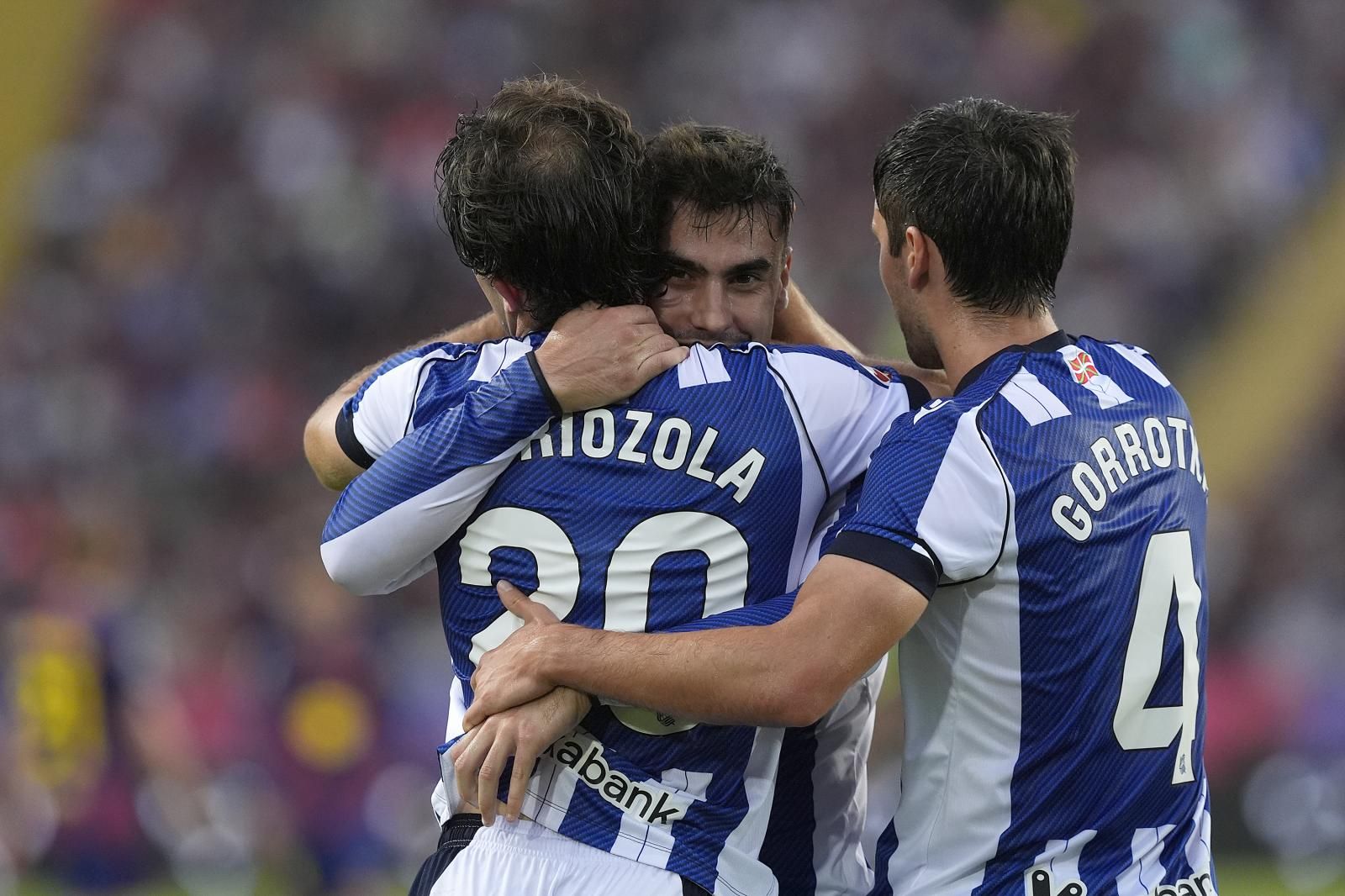 Las imágenes del partido Barça-Real Sociedad