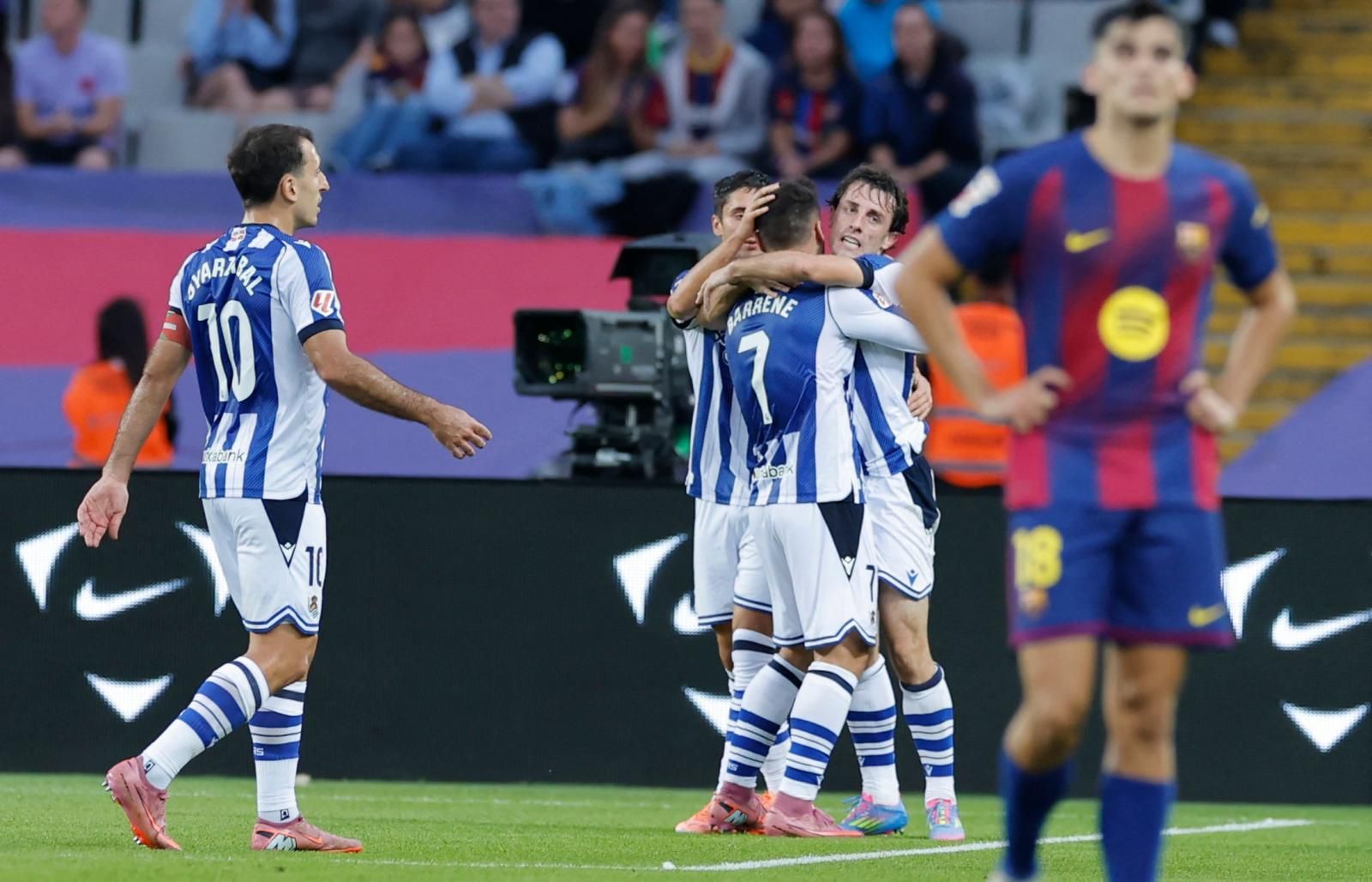 Las imágenes del partido Barça-Real Sociedad