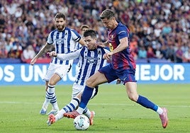 Las imágenes del partido Barça-Real Sociedad
