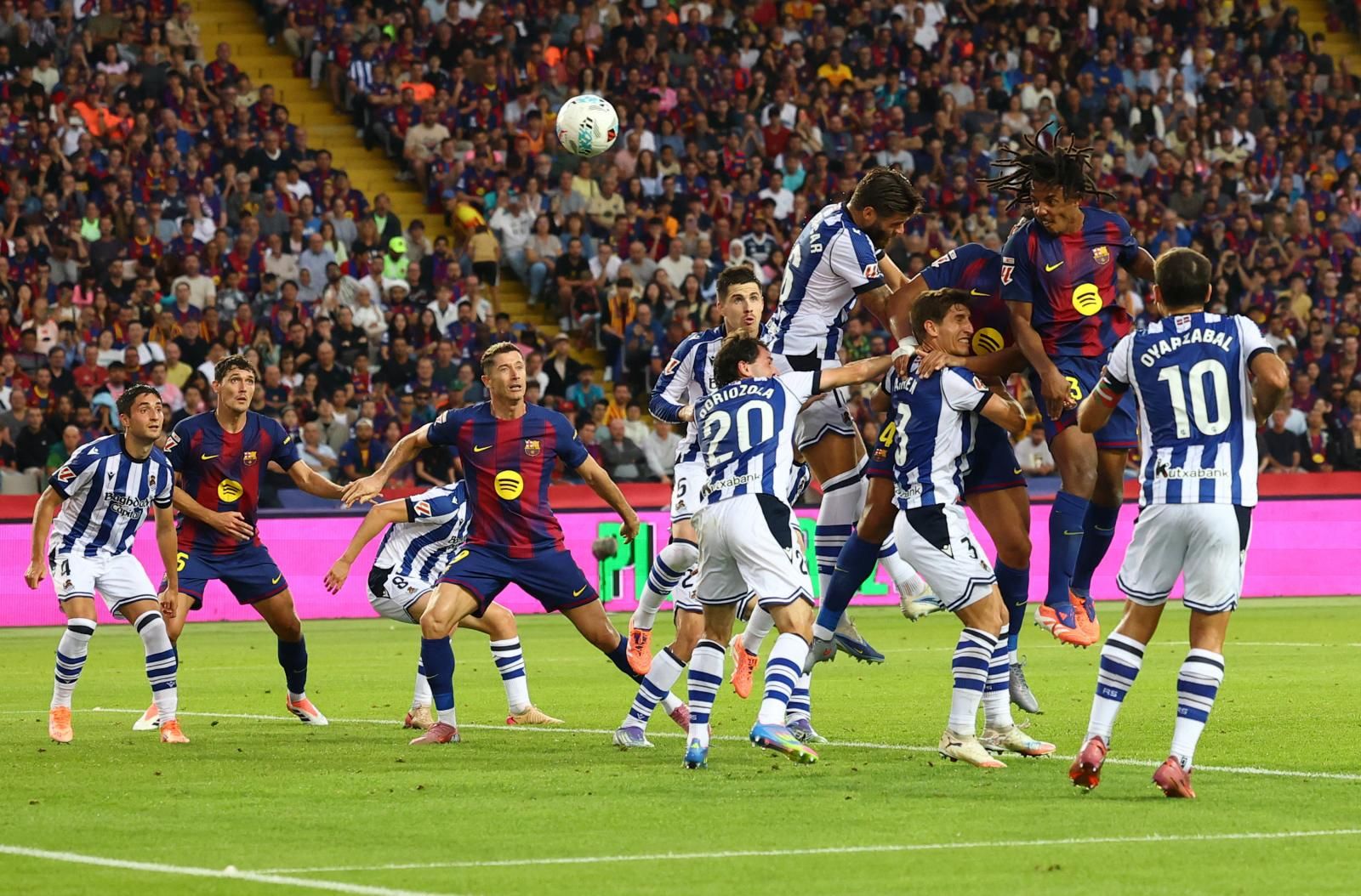 Las imágenes del partido Barça-Real Sociedad