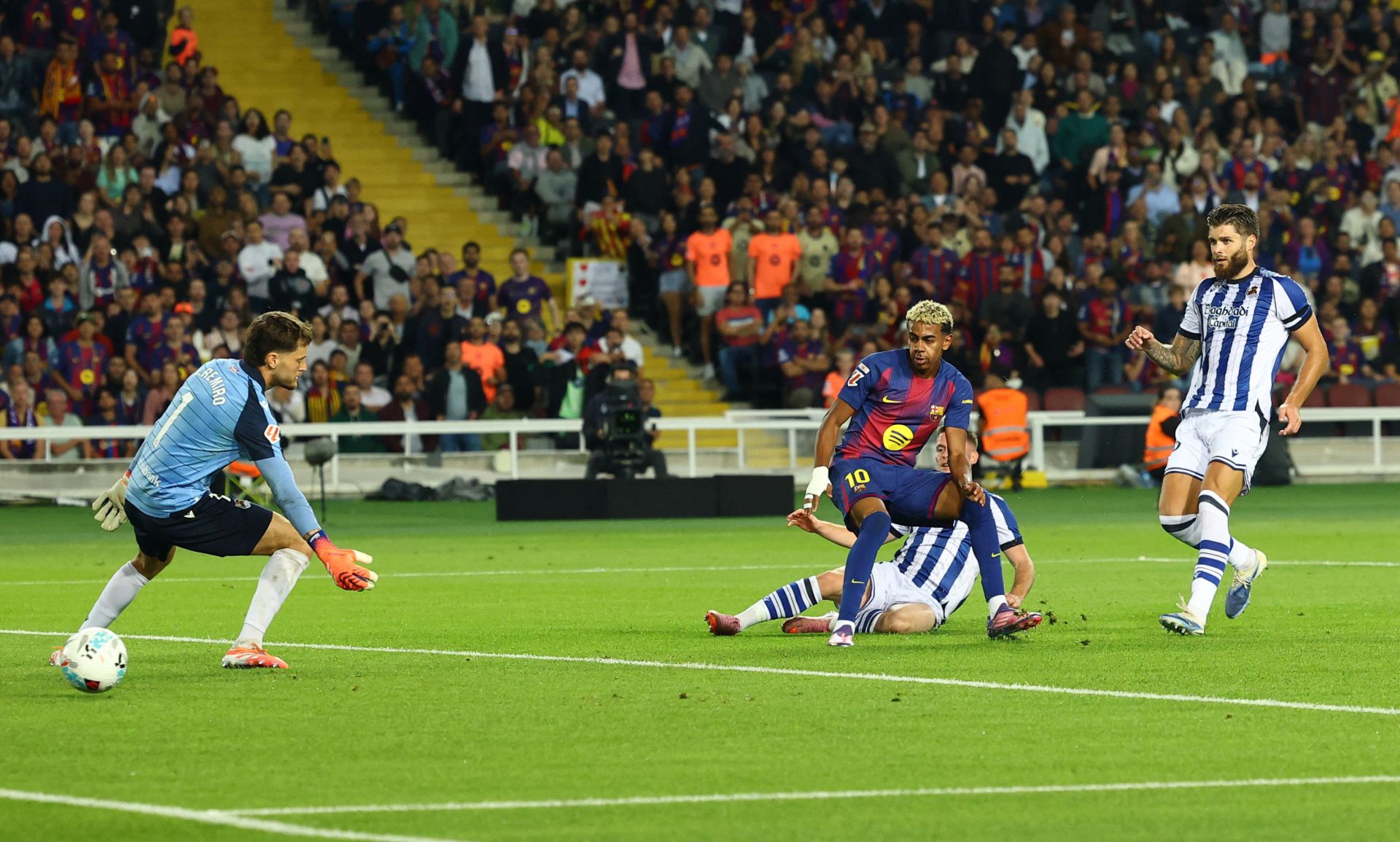 Las imágenes del partido Barça-Real Sociedad