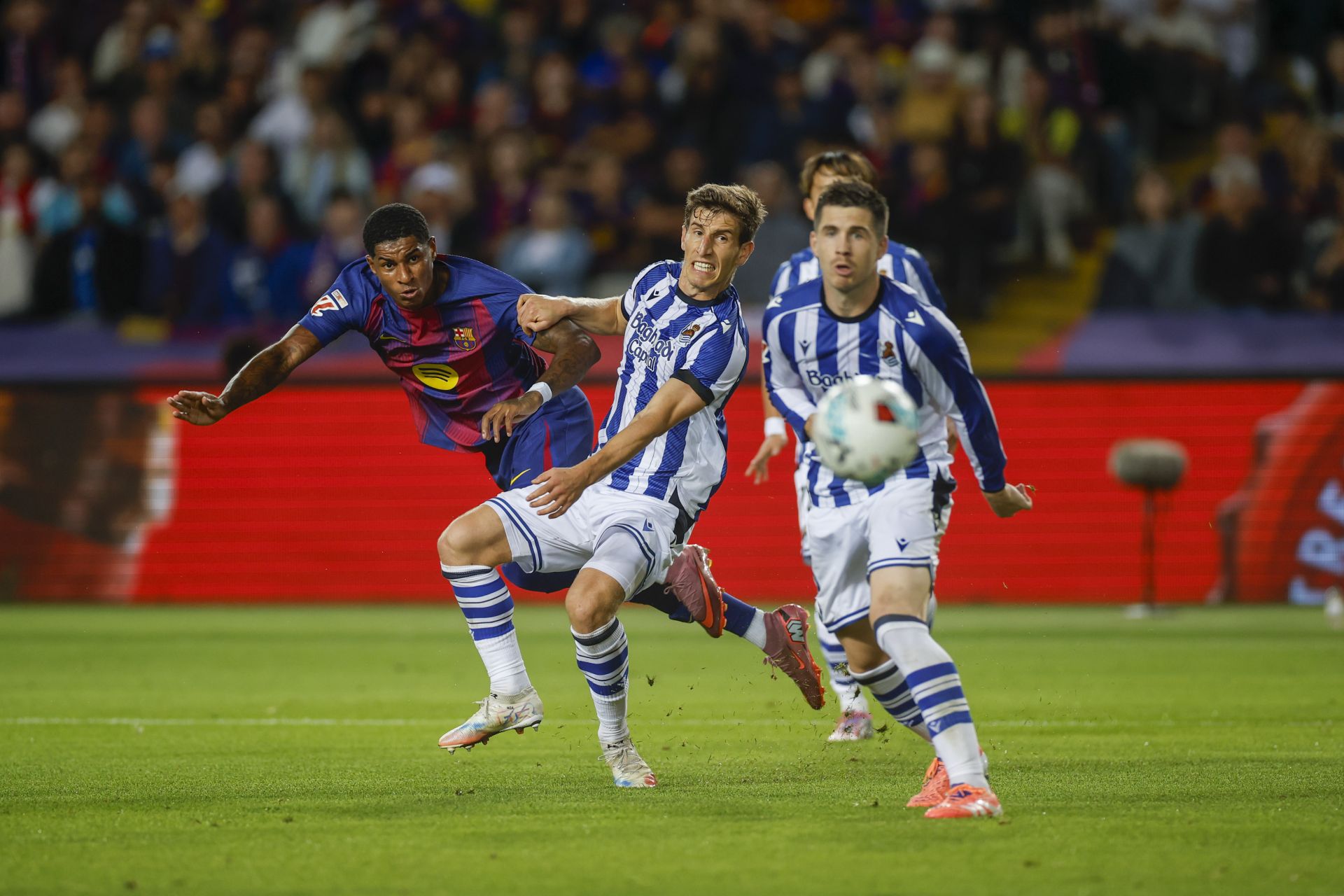 Las imágenes del partido Barça-Real Sociedad