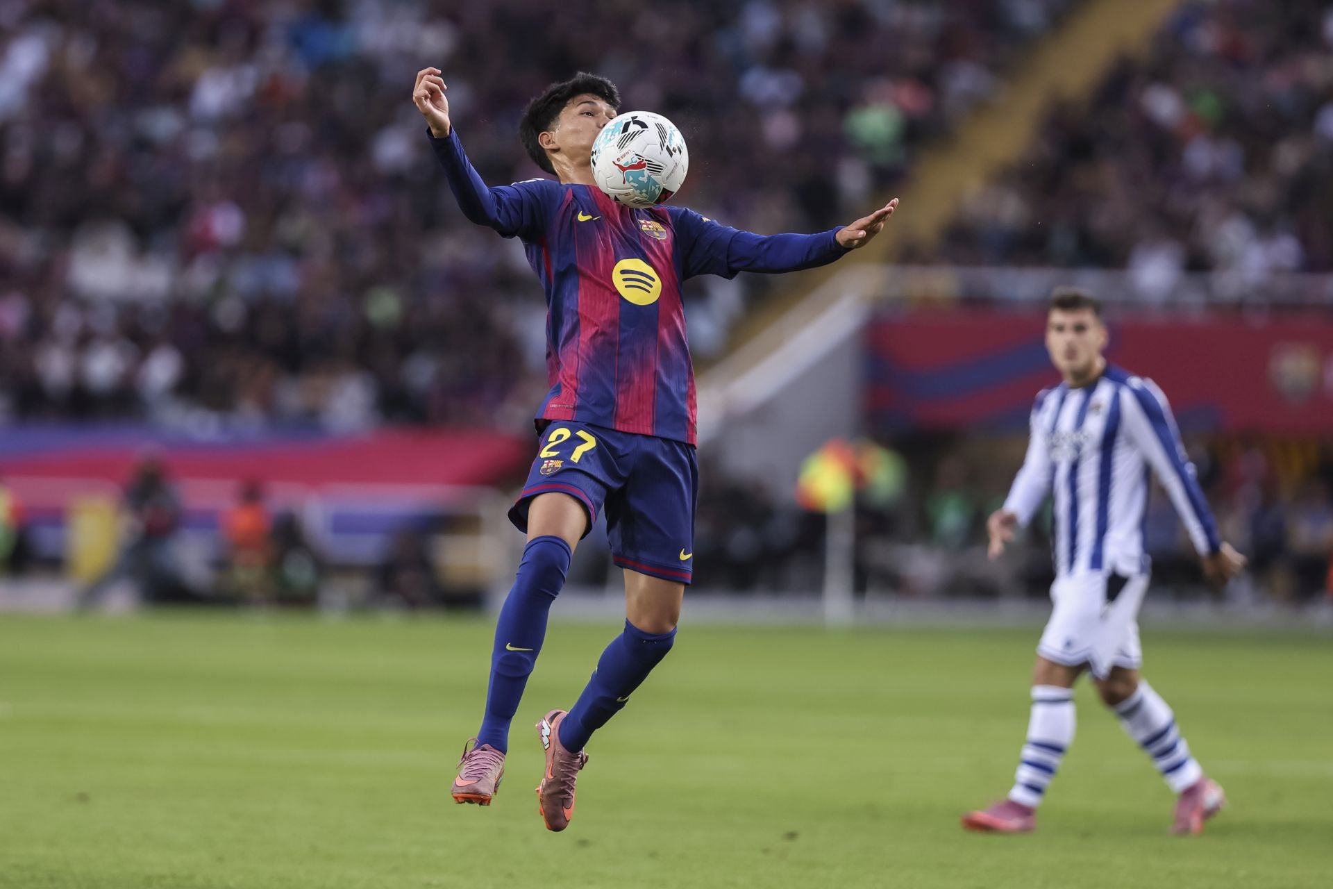 Las imágenes del partido Barça-Real Sociedad