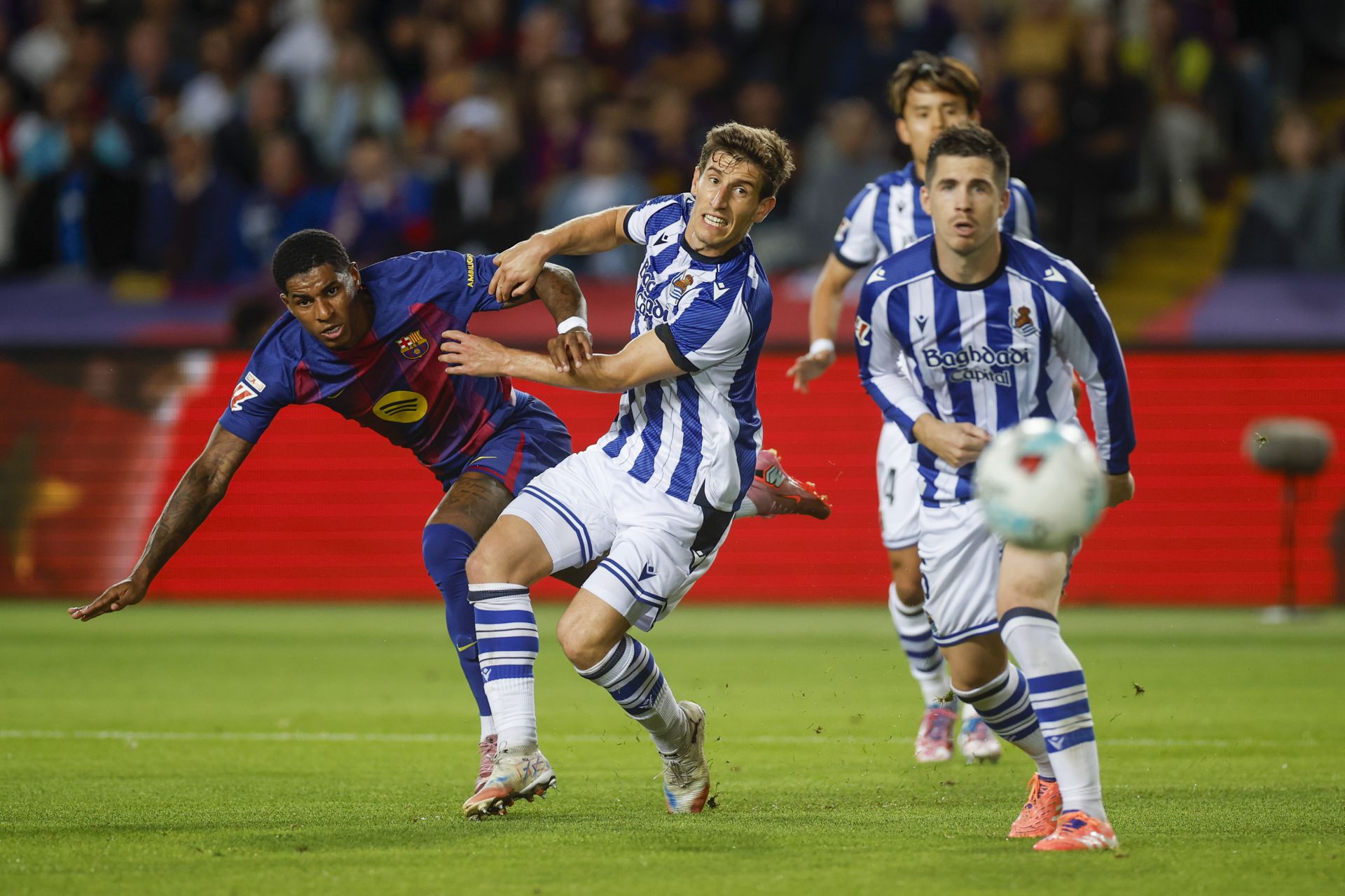 Las imágenes del partido Barça-Real Sociedad