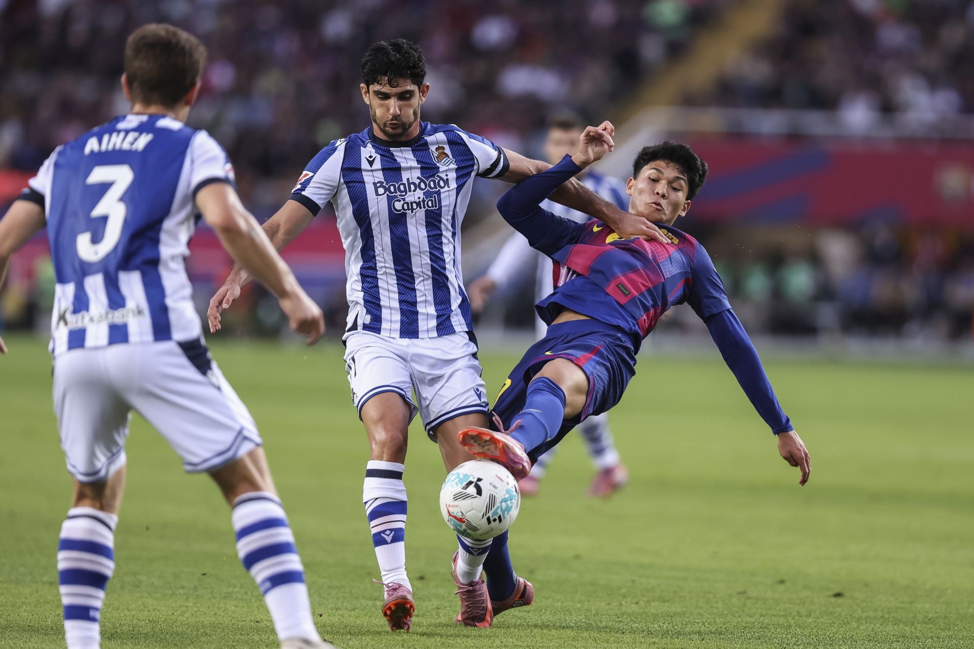 Las imágenes del partido Barça-Real Sociedad