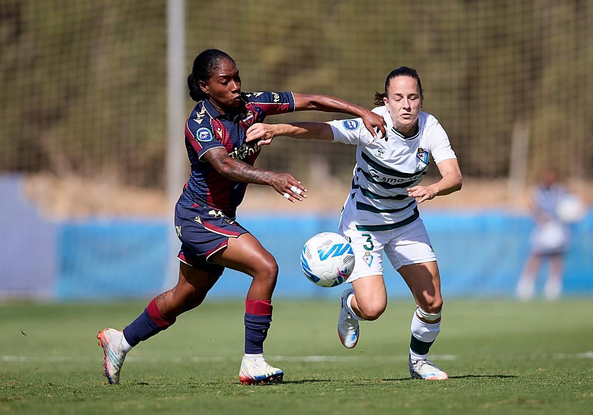 Un momento del partido.