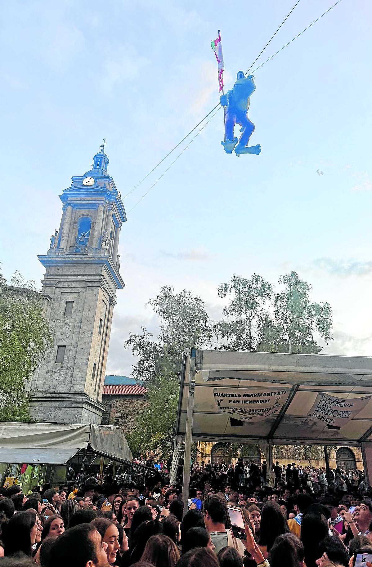 Oñati dice adiós a las fiestas de San Miguel