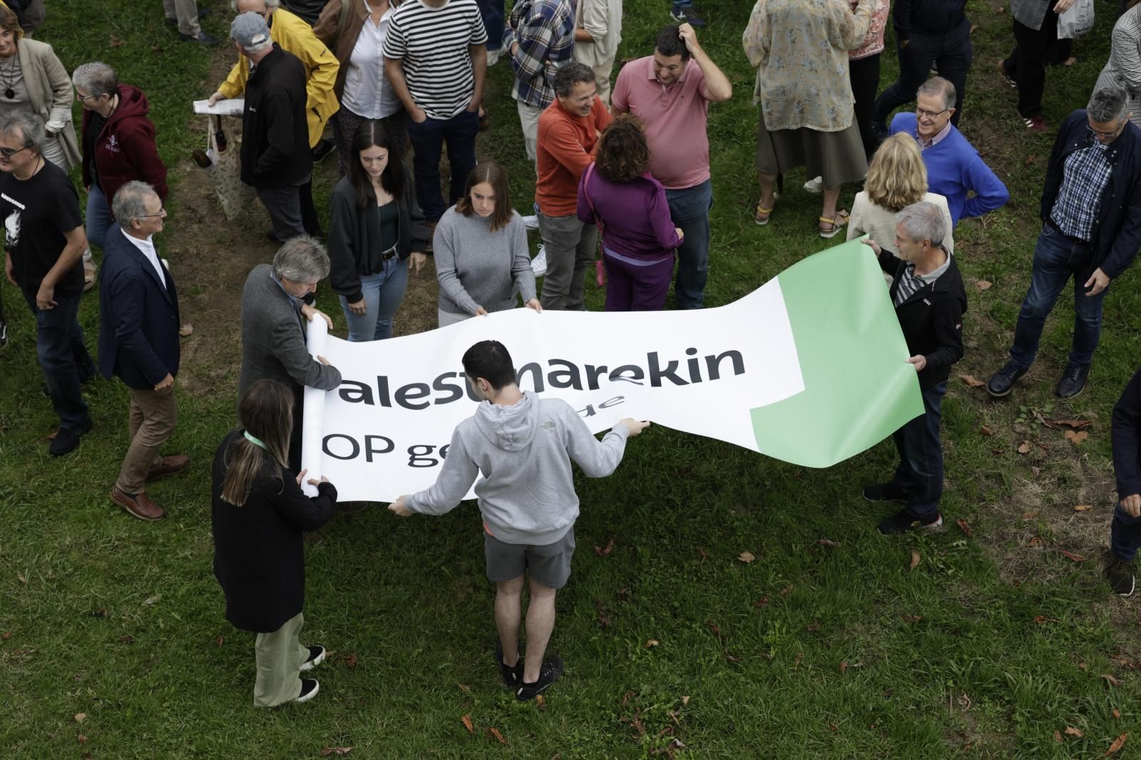 Concentración de la EHU en favor de Palestina