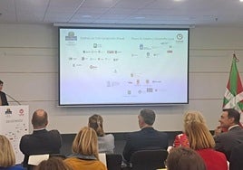 Otaegi durante su intervención.