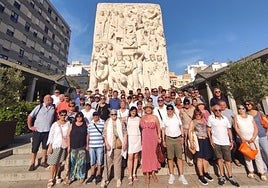 Participantes del último viaje organizado por Plaza Ondo en Peñíscola.