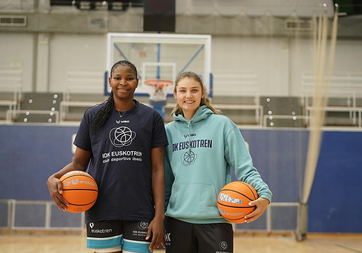 Khadija Fayé y Hannah Jump, nuevas jugadoras de IDK Euskotren.