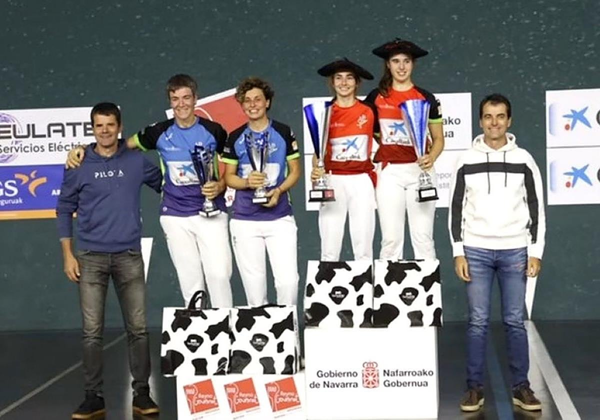 Txapela para Leire Galeano del Udara Caixabank