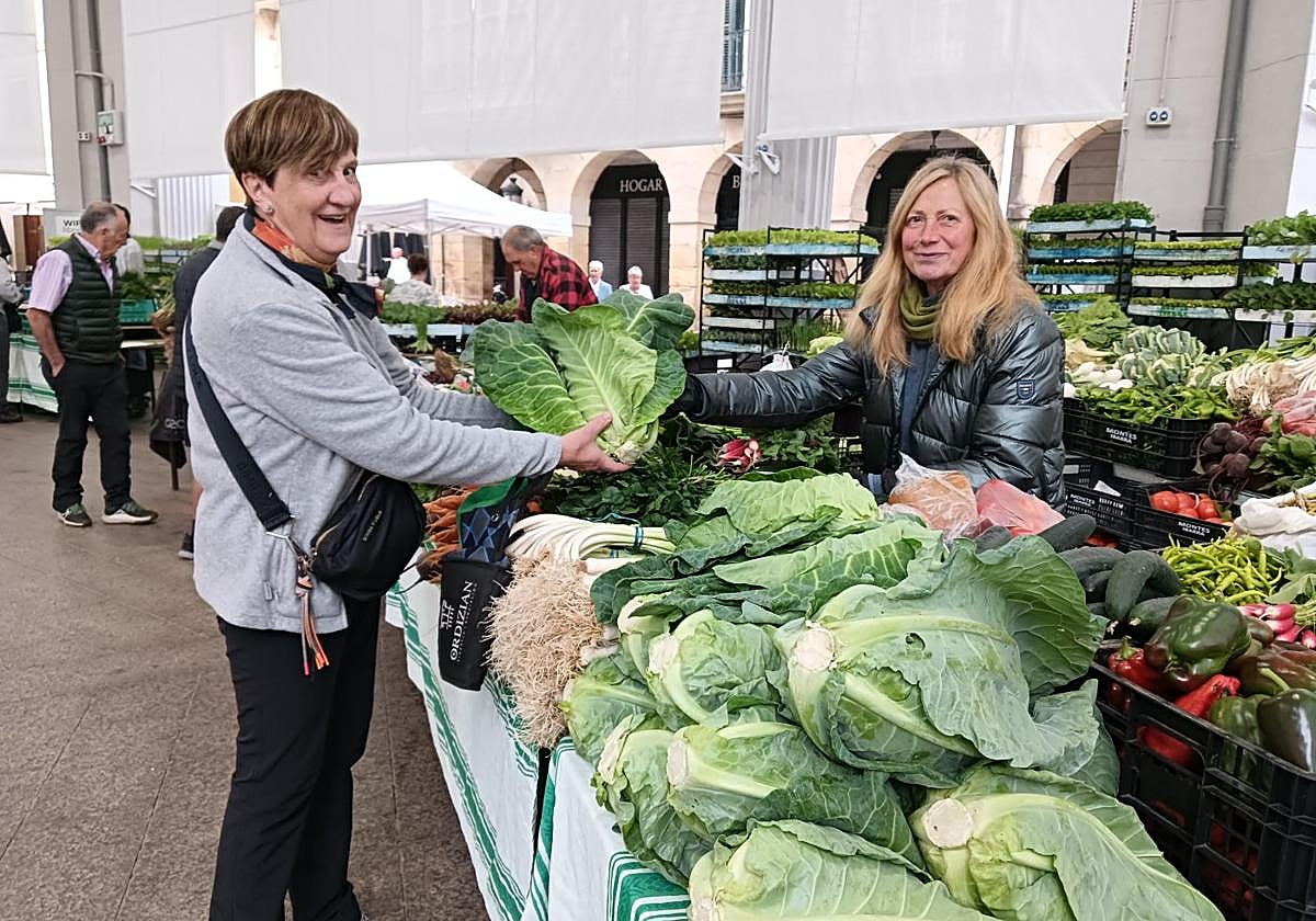 Udaberriko aza Montesen postuan.