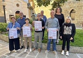 Presentación del programa + 60 Adinekoen Udazkena, con representantes de algunas de las asociaciones.