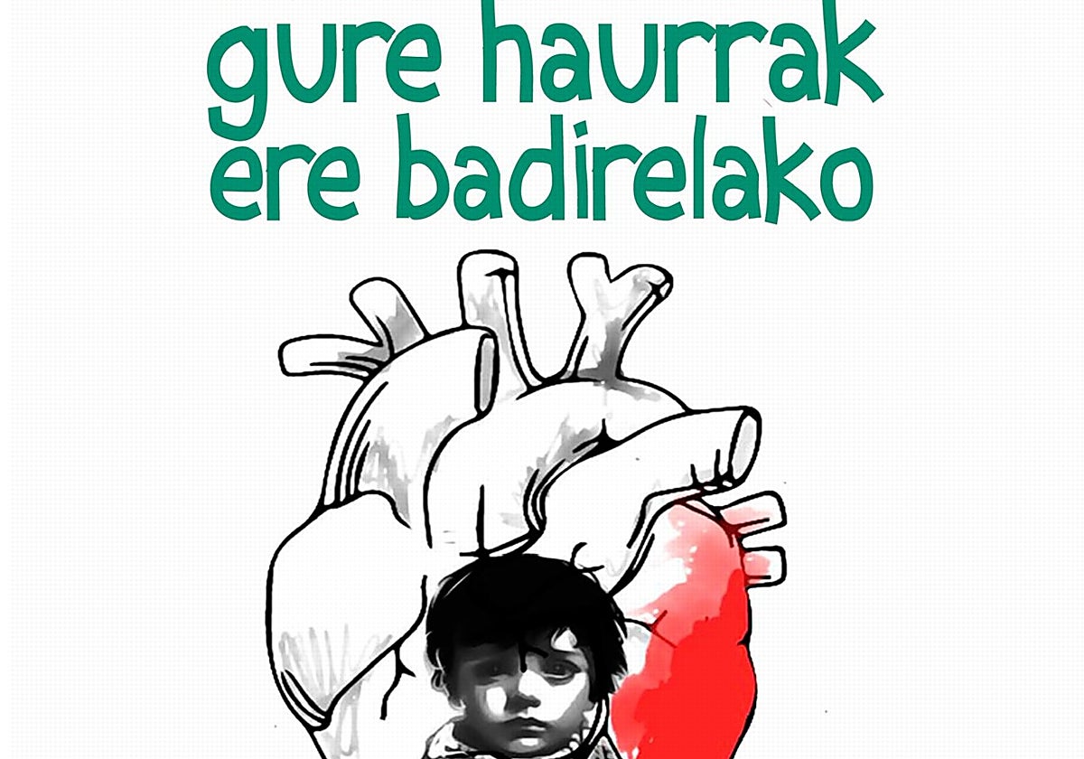 Imagen de la convocatoria de 'GureHaurrakEreBadira'.