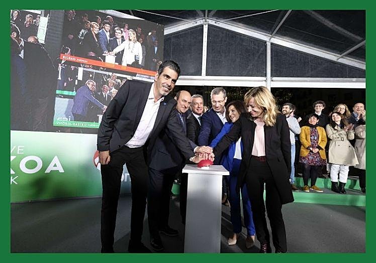 Comienzo de la campaña electoral del PNV para las elecciones municipales, forales y europeas.