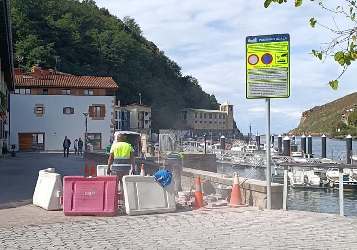 Los trabajos ya están en marcha en San Pedro.