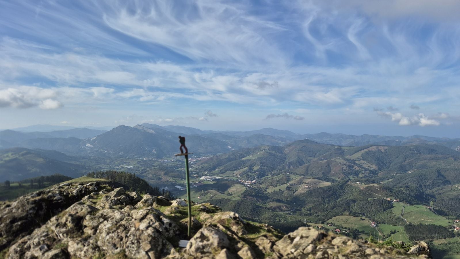 Hermosas vistas desde el Santuario de Arrate