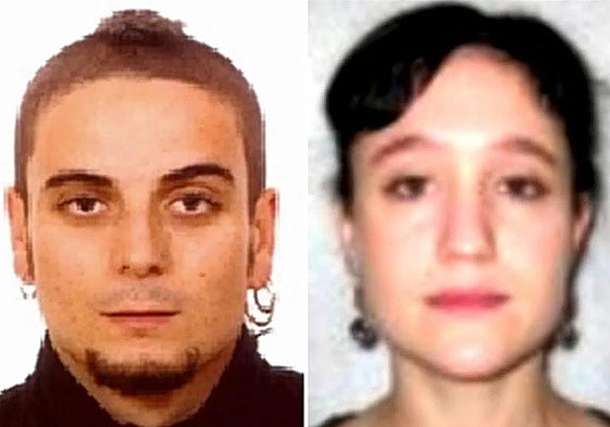 Imágenes de la ficha policial de Oses Carrasco y Moreno Martínez.