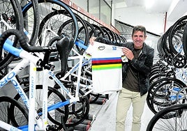 Olano, con el maillot de Duitama.