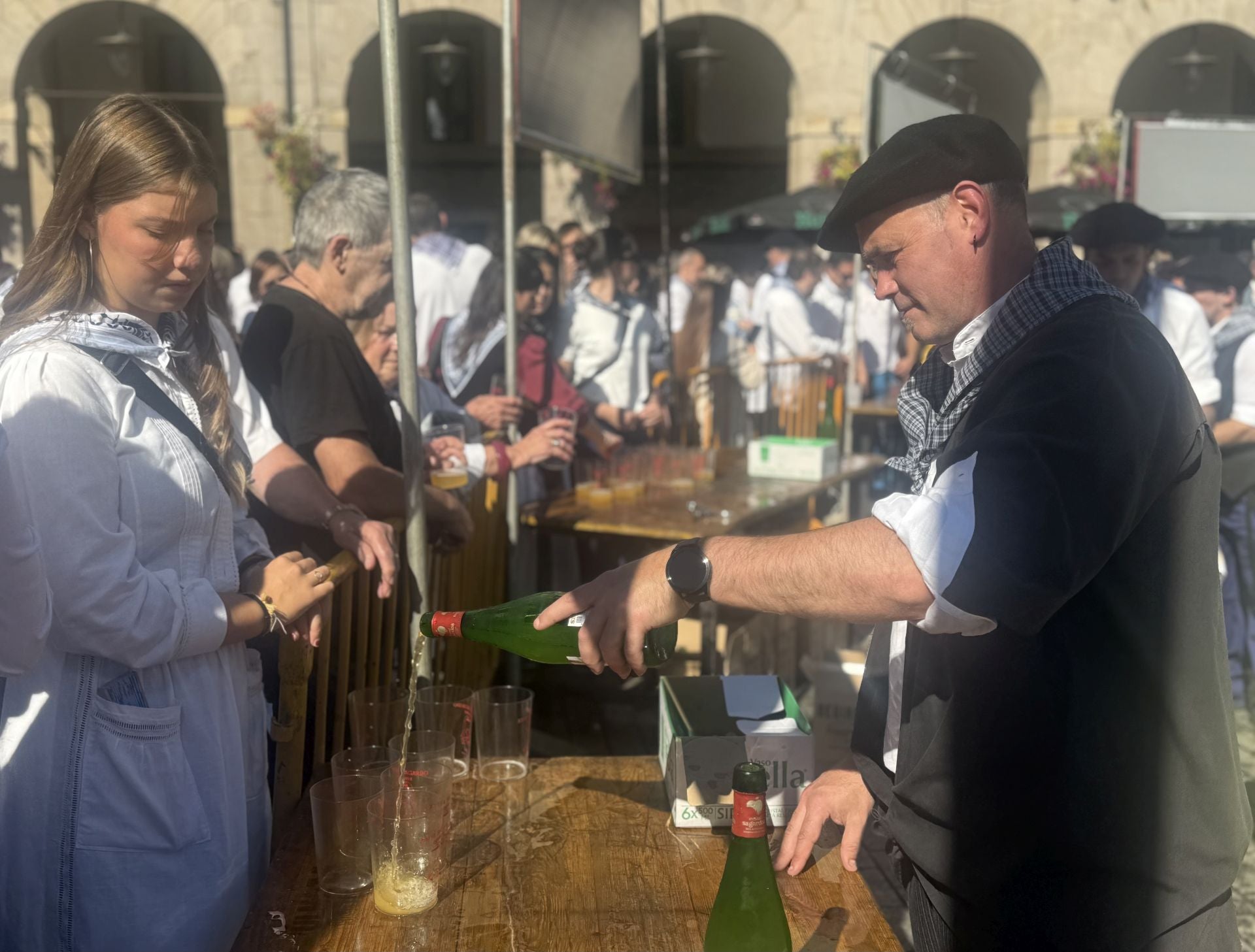 Las kuadrillas llenan un Oñati muy &#039;tropical&#039;